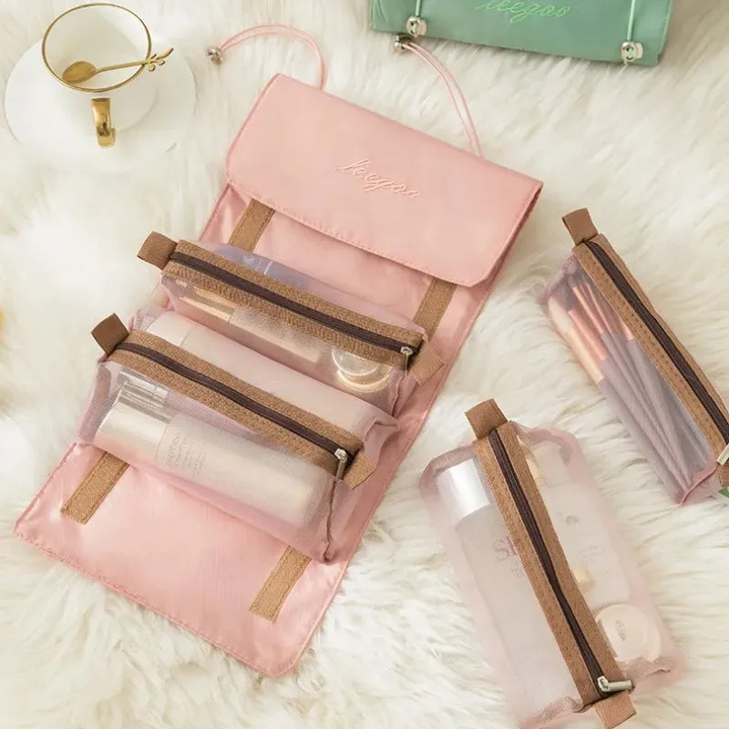 4-in-1 Storage Bag | Horizontal Square | Dustproof | Travel &amp; Makeup Organizer