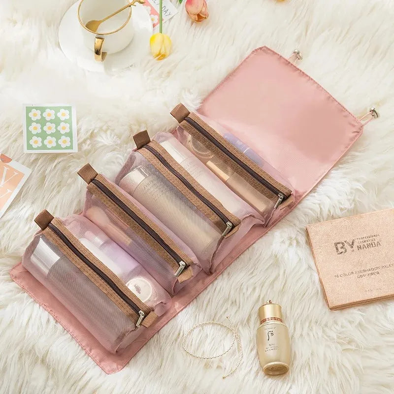 4-in-1 Storage Bag | Horizontal Square | Dustproof | Travel &amp; Makeup Organizer