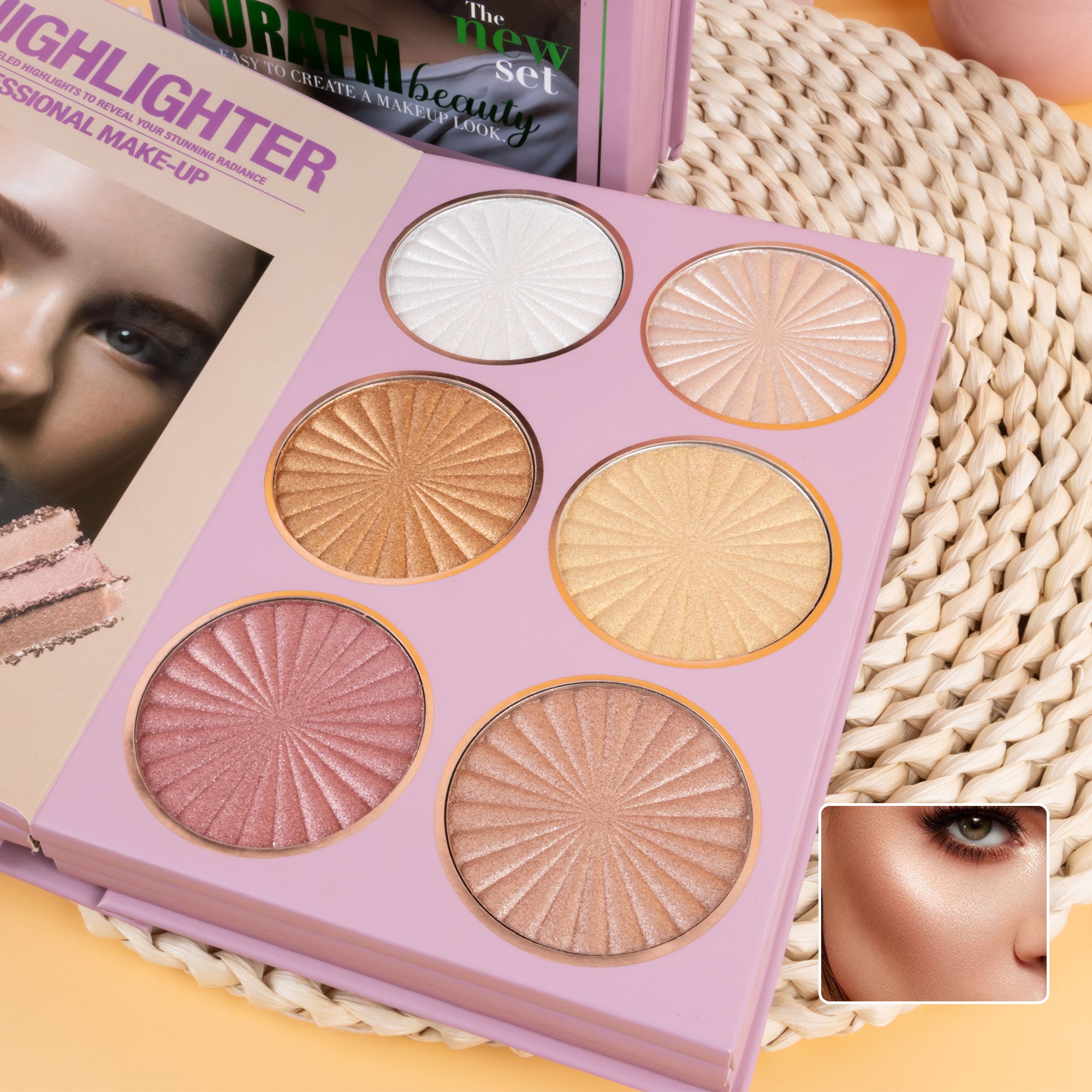 67 Shades All-in-One Makeup Palette | Eyeshadow, Lip Gloss, Highlighter, Blush, Contour