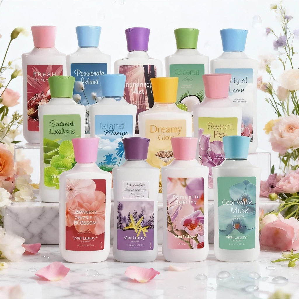 3 Fl.oz.Japanese Cherry Blossom And Others Scented Body Lotions Long-lasting Moisturizing Suitable For Dry And Rough Skin, And Can Be Used On Hands AndBody. Best Gift Perfect For Travel, Weddings