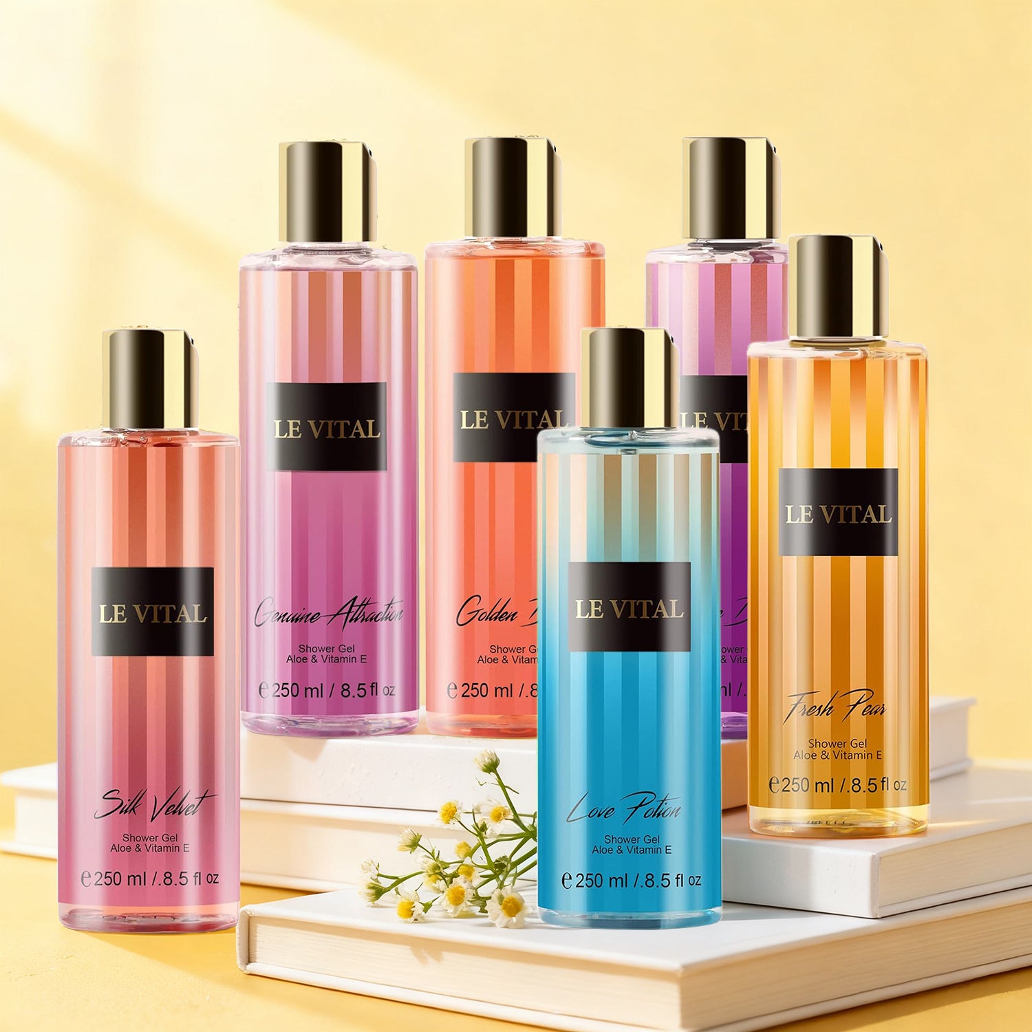 Shower Gel - Genuine Attraction&Shower Gel - Silk Velvet 8.5fl.oz, 250ml 12, Master