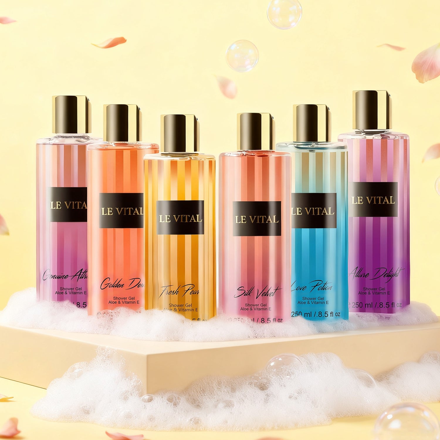 Shower Gel - Genuine Attraction&Shower Gel - Silk Velvet 8.5fl.oz, 250ml 12, Master