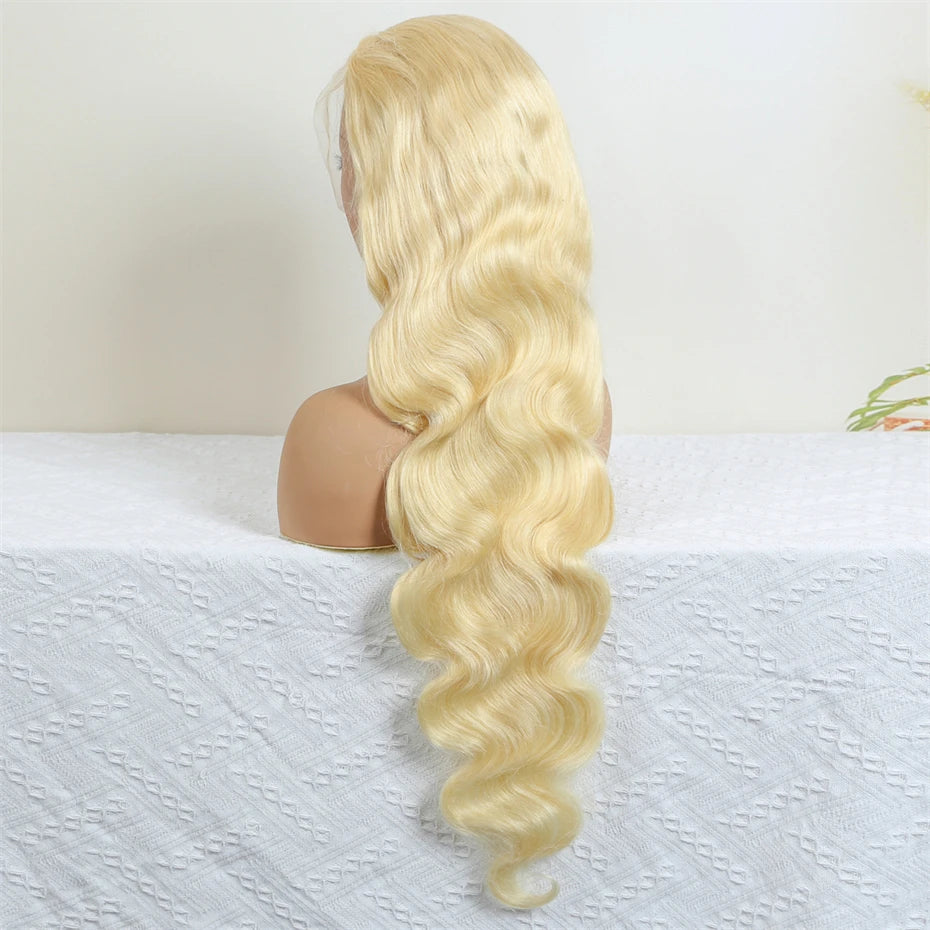 613 Blonde, or Gray | Brazilian Body Wave Wig | 13x6 HD Lace | 26+ Inches
