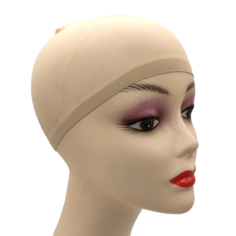 Stretchy Nylon Wig Caps | 2-Pack | Breathable | Non-Slip Elastic Band | 5 Color Options