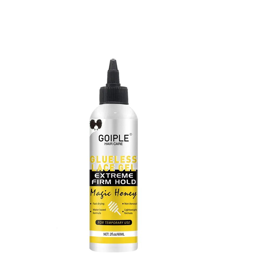 GOIPLE Glue less Lace Gel | Extreme Firm Hold | Fast Drying | Washable | Natural Formula | 2 fl oz