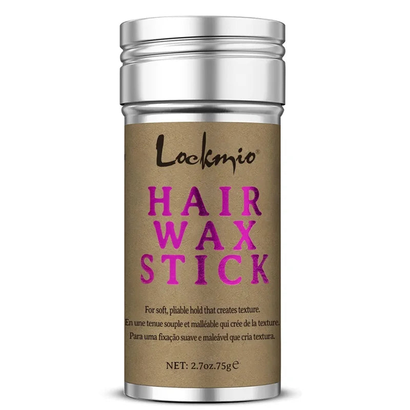 Lockmio Solid Hair Wax Stick | 24-Hour Hold | No Stickiness | No White Residue | Flyaway Tamer | 16g