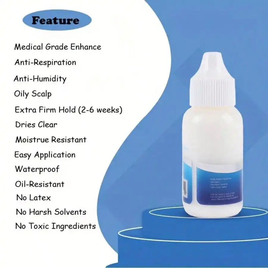 Super Lace Wig Glue + Remover Kit | Medical Grade | Extra Firm Hold (2–6 Weeks) | Waterproof | Oil-Resistant