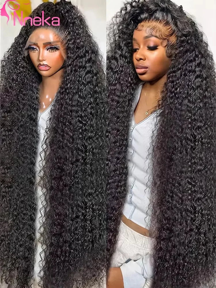 Brazilian Deep Wave Wig | 13x4 / 13x6 HD Swiss Lace | Up to 230% Density | 26+ Inch | Pre-Plucked with Baby Hair