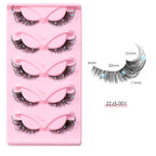 3D Strip Lashes w/ Pearls | Clear Band | Foxy Winged Cat Eye | Dramatic Look