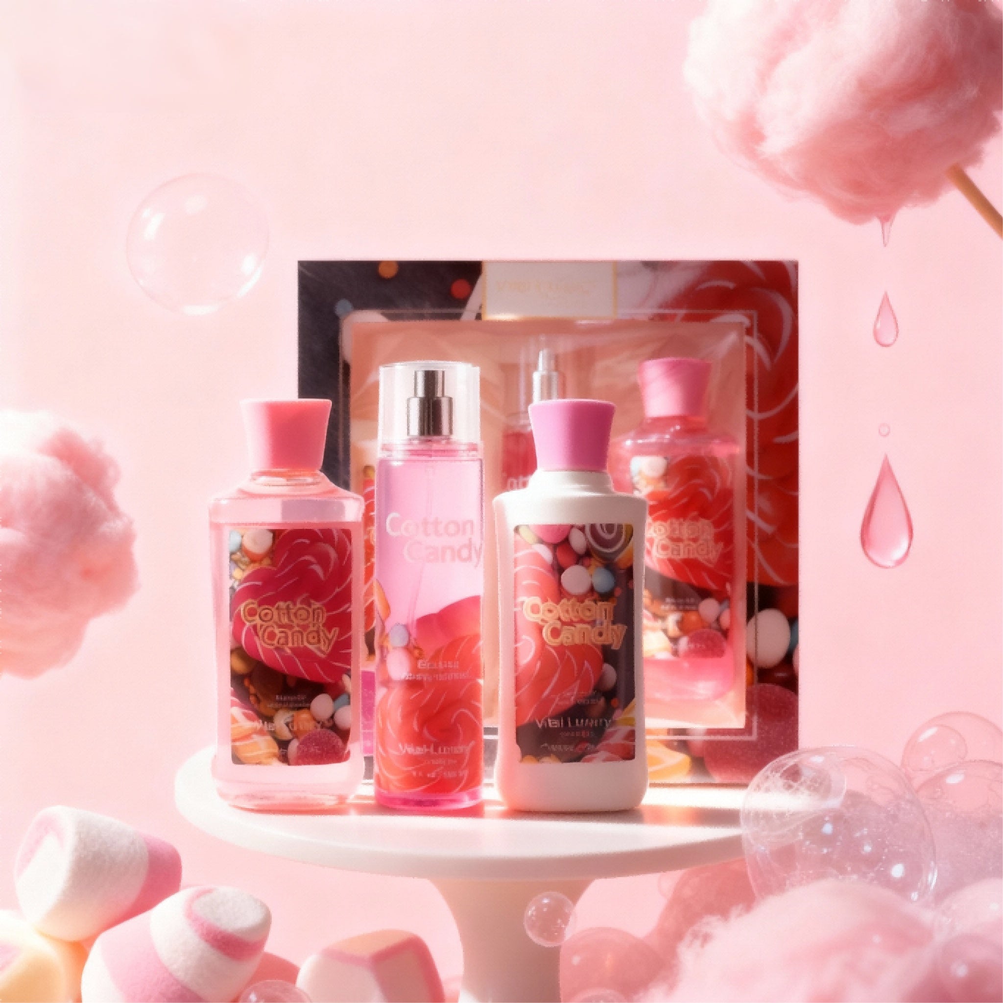 3pcs Set-Sakura Fragrance Shower Gel Set, Japanese Cherry Blossom 10 Fl.oz Shower Gel, 10 Fl.oz Body Lotion, 8 Fl. Oz Body Mist, A Three-piece Bath And Body Care Gift Set