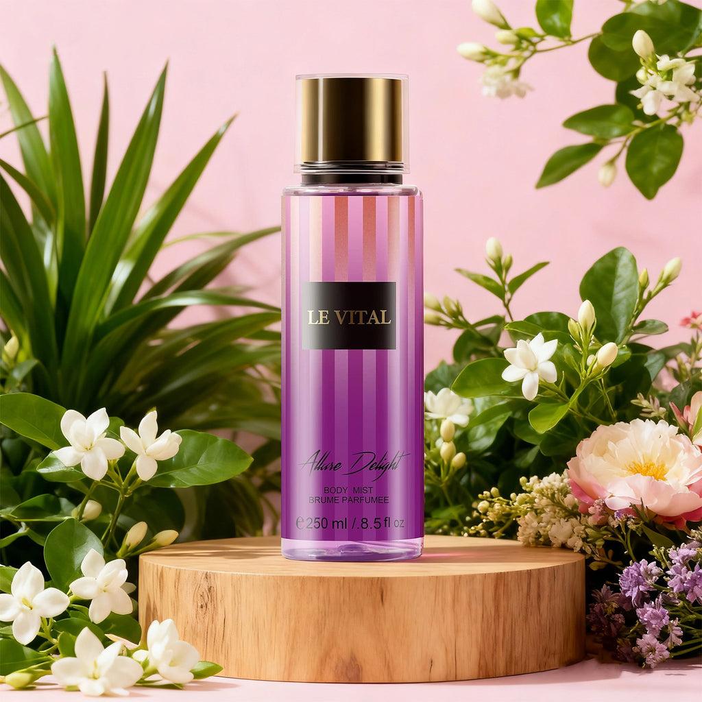 Body Mist - Golden Desire&Body Mist -Genuine Attraction&Body Mist - Allure Delight&Body Mist - Fresh Pear, 8.5fl.oz, 250ml, 12 Master